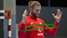 Maciej Gębala, obrotowy reprezentacji Polski (fot.  Handball Polska)