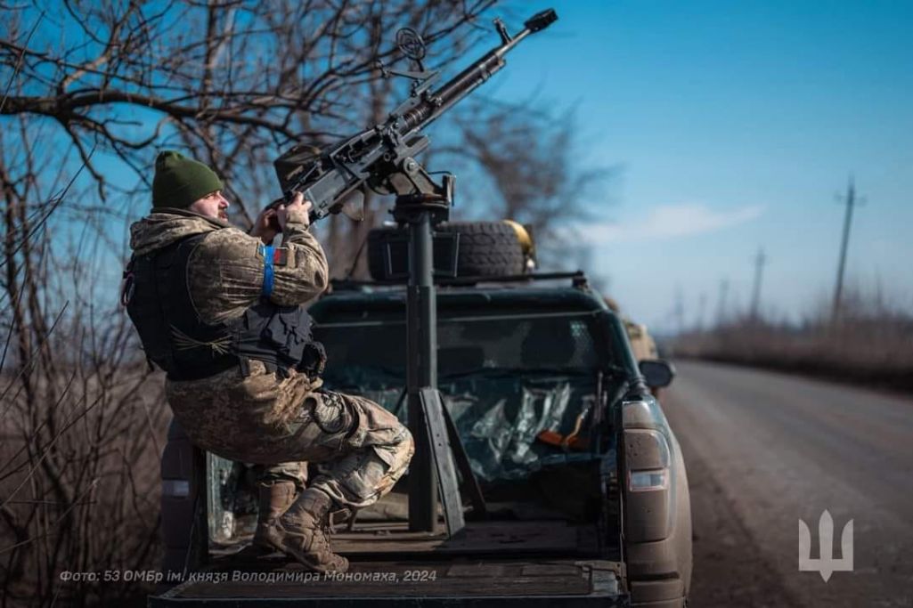 Украінскі вайсковец (Фота: 53 ОМБр ім. князя Володимира Мономаха / Генштаб ЗСУ / Facebookвайн)