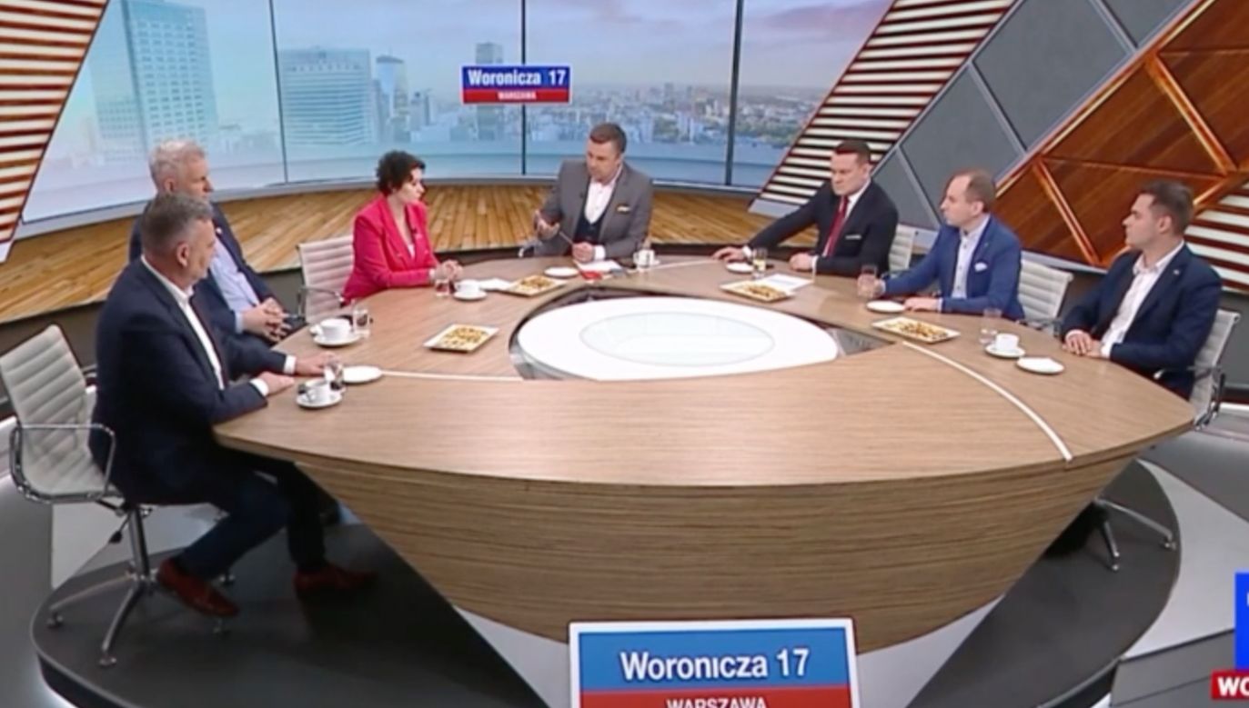 W programie „Woronicza 17” dyskutowali o rosyjskich wpływach na bezpieczeństwo Polski (fot. TVP Info)
