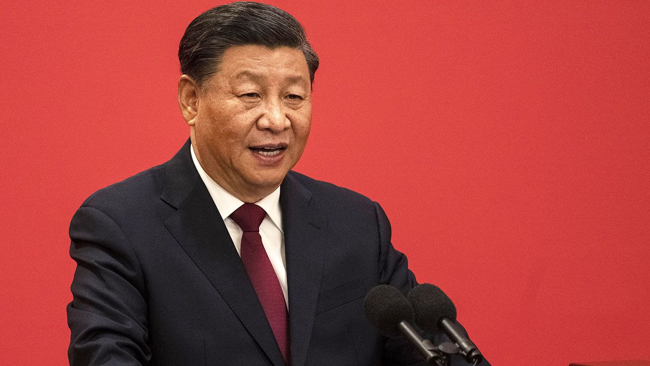 Prezydent Chin Xi Jinping (fot. Kevin Frayer/Getty Images)