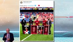 Pożegnanie legend Wisły Kraków (Fot. TVP)