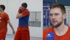 Kamil Syprzak, obrotowy reprezentacji Polski (fot. TVP)