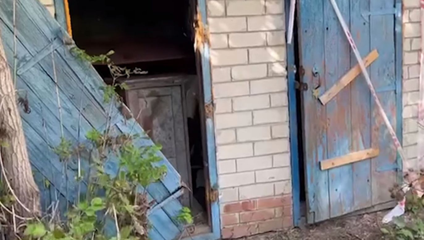 Rosyjska katownia w piwnicy na ukraińskiej wsi (fot. FB/Національна поліція України)
