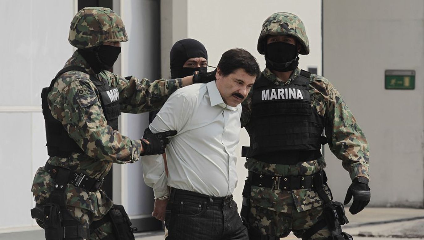 Joaquin „El Chapo” Guzman od 2019 roku odsiaduje w USA wyrok dożywocia. Kartelem Sinaloa kieruje jego syn, Oviedo. (Fot. STR/LatinContent; Getty Images)