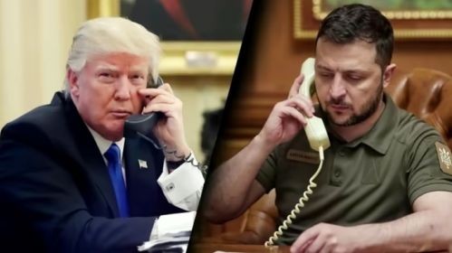 Доналд Трамп і Уладзімір Зяленскі