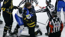 Finał sezonu 2023/24 GKS Katowice vs. Re-Plast Unia Oświęcim był zacięty na każdej płaszczyźnie (Fot. PAP)