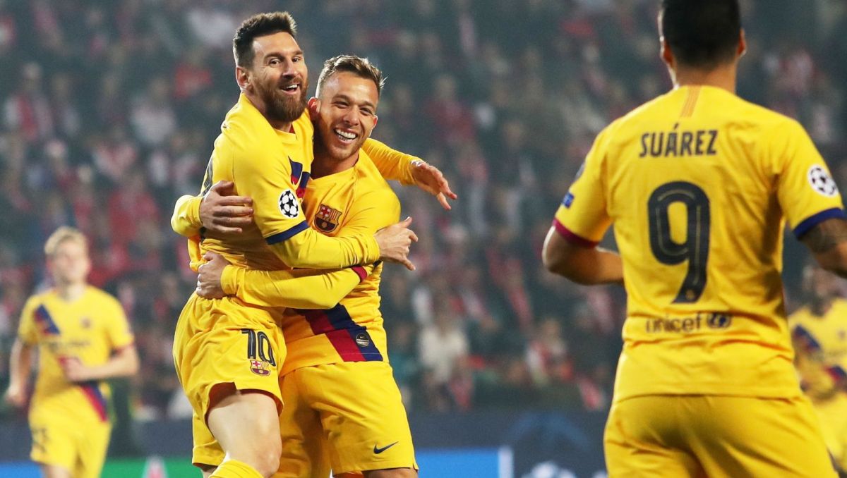 Liga Mistrzow Slavia Praga Fc Barcelona 1 2 Leo Messi Przekroczyl Kolejna Granice Sport Tvp Pl