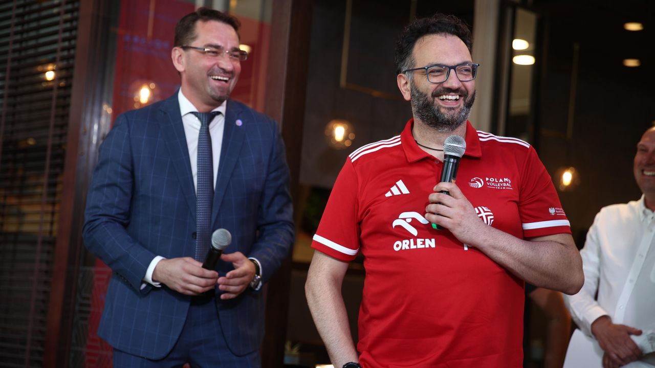 Sebastian Świderski i Stefano Lavarini (fot. PAP)