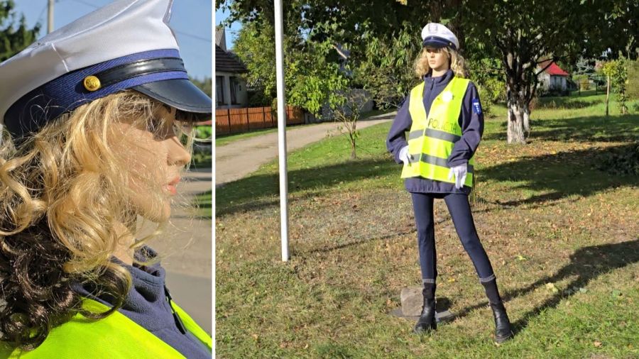 Uśmiechnięta strażniczka z Dominikowa podbija serca mieszkańców