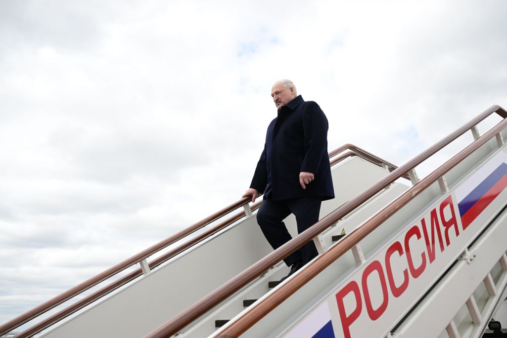 Аляксандр Лукашэнка прыляцеў у Маскву, Расея. 8 траўня 2025 года. Фота: president.gov.by