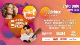 Grafika promująca koncert „Lato z Radiem i Telewizją Polską” w Poddębicach.
