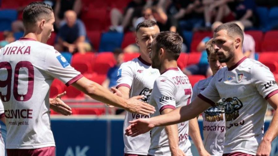 Piast w trakcie letnich przygotowań rozegra 5 sparingów. Fot. Piast Gliwice