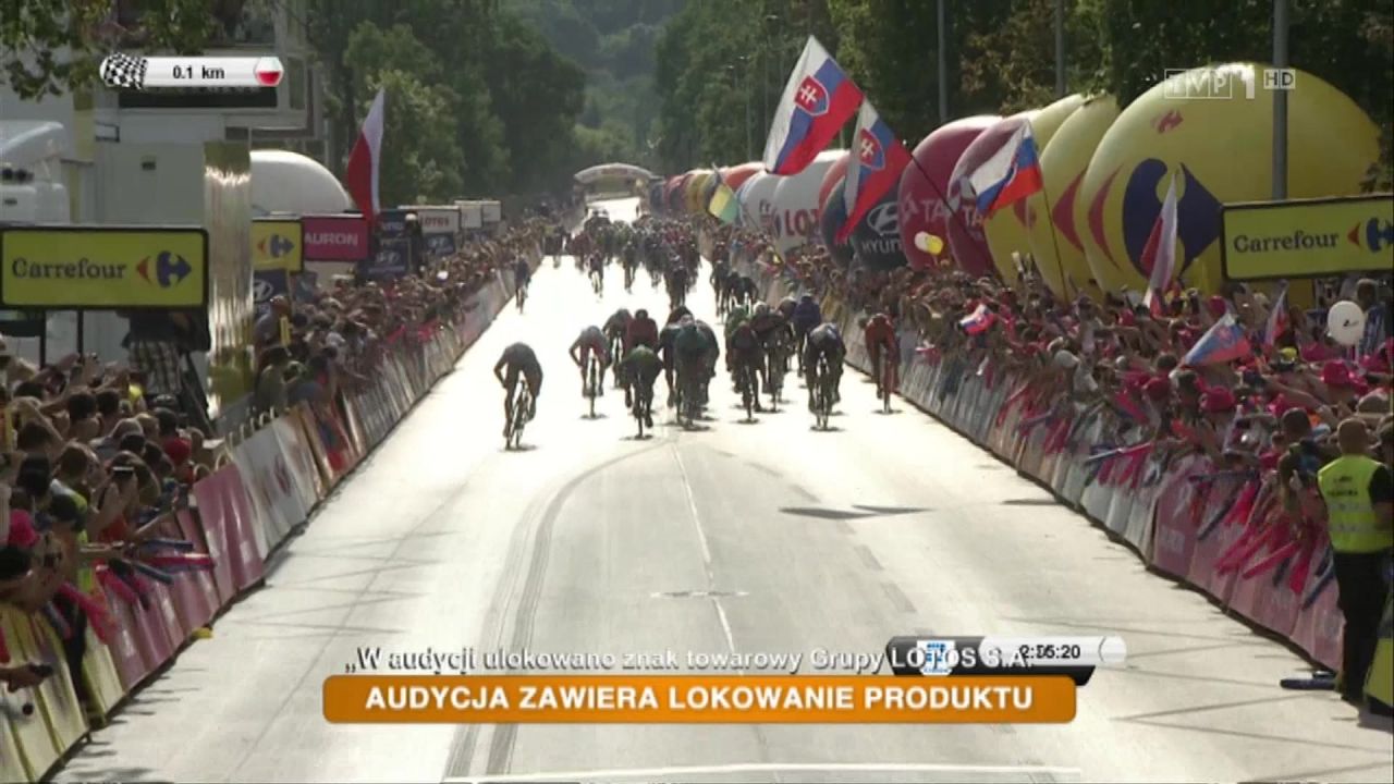 1. etap Tour de Pologne (Kronika wyścigu) TVP SPORT