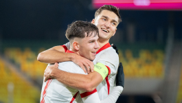Oskar Pietuszewski i Tomasz Pieńko (fot. Getty Images) Oskar Pietuszewski i Tomasz Pieńko w koszulkach reprezentacji Polski