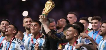 Piłkarze reprezentacji Argentyny wygrali mundial w Katarze (fot. Getty Images)