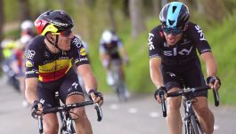 Michał Kwiatkowski na trasie zeszłorocznego Amstel Gold Race (fot. Getty Images)