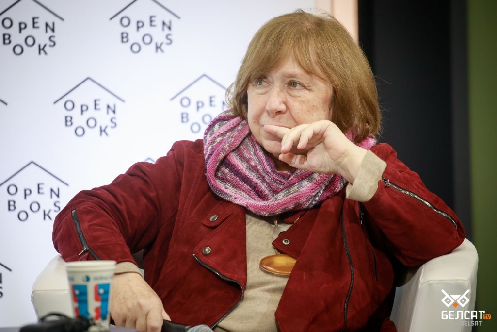 Светлана Алексиевич, писательница, литературный фестиваль, Вильнюс, Литва (Фота: Белсат)