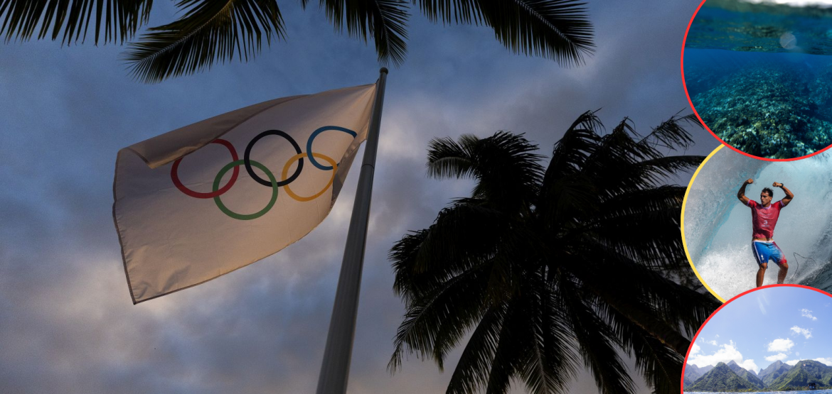 Olimpijski surfing rozegrano na Tahiti (fot. Getty Images)