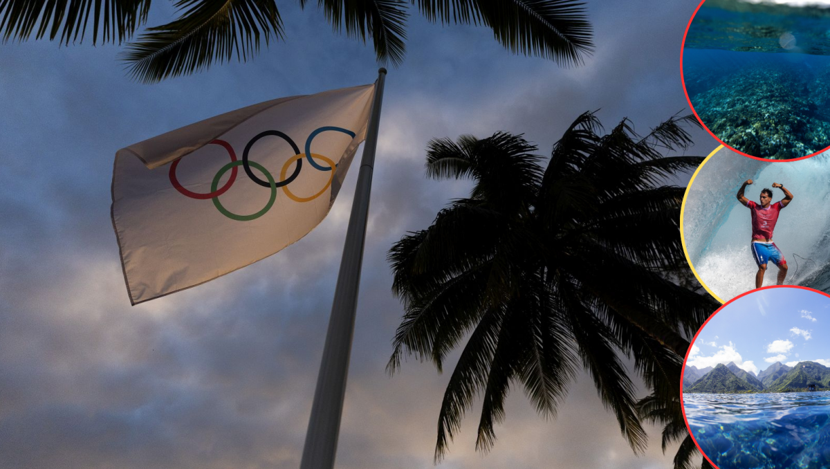 Olimpijski surfing rozegrano na Tahiti (fot. Getty Images) Olimpijski surfing rozegrano na Tahiti (fot. Getty Images)
