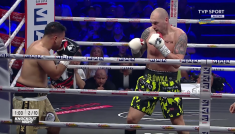 Krzysztof Głowacki vs Francisco Rivas Ruiz (fot. TVP)