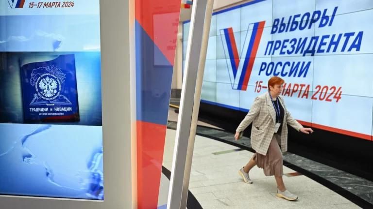 Выбары прэзідэнта ў Расеі. (Фота: Коммерсантъ)