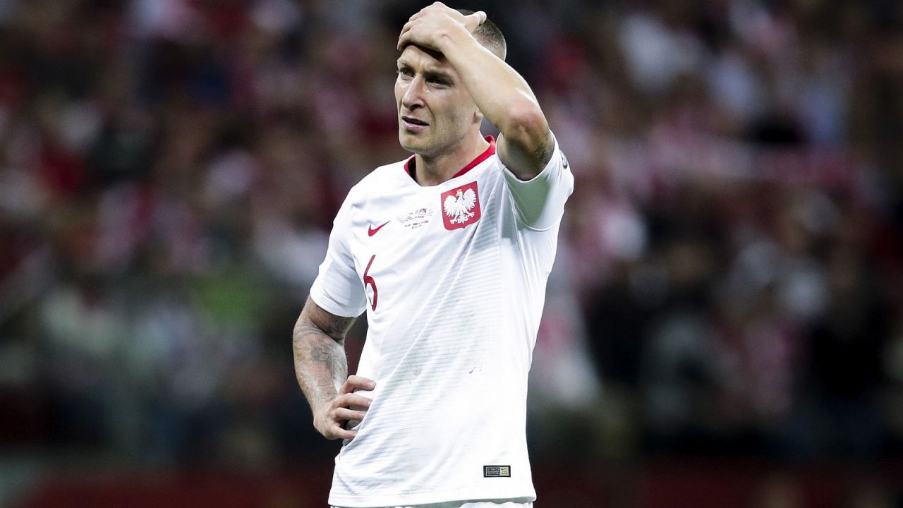 Jacek Góralski to jeden z wygranych meczu z Macedonią Północną (fot. Getty)