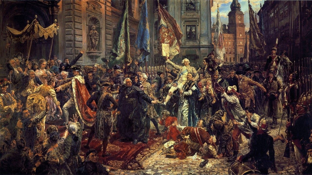 Konstytucja 3 maja Jana Matejki (fot. Jan Matejko, Public domain, via Wikimedia Commons Konstytucja 3 maja Jana Matejki (fot. Jan Matejko, Public domain, via Wikimedia Commons
