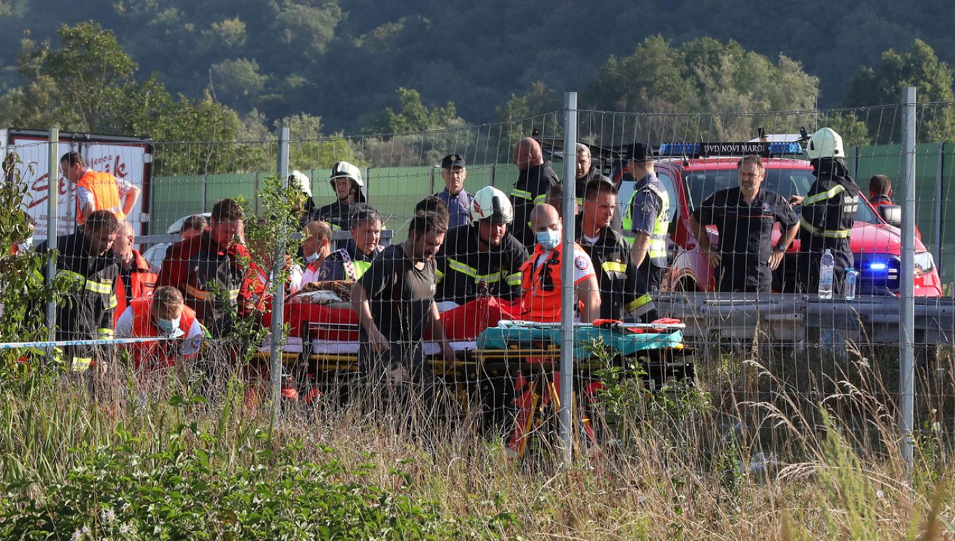 W wypadku w Chorwacji zginęło 12 osób(fot. PAP/EPA/IVAN AGNEZOVIC)