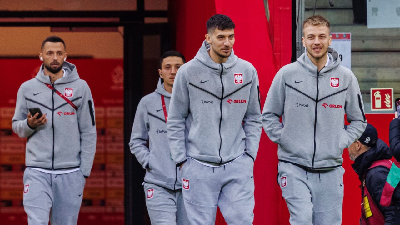 Mateusz Skrzypczak przed meczem reprezentacji Polski (fot. Getty).