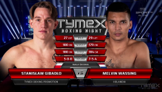 Stanisław Gibadło vs. Melvin Wassing (fot. TVP)
