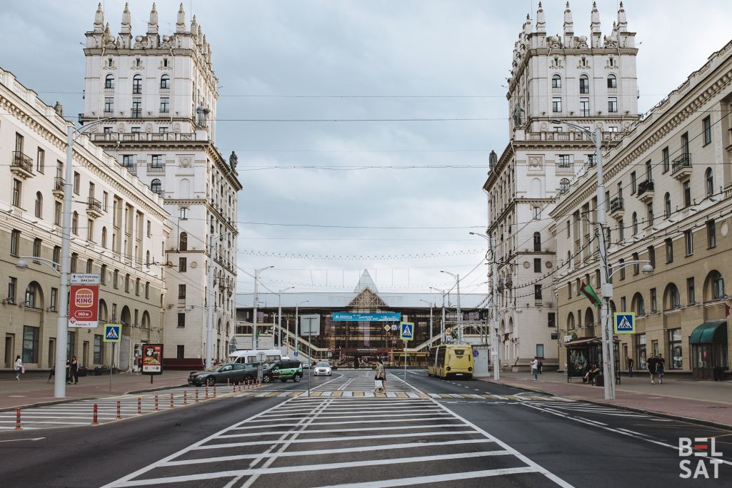 Ворота города, Минск, Вароты Менску (Фота: Белсат)