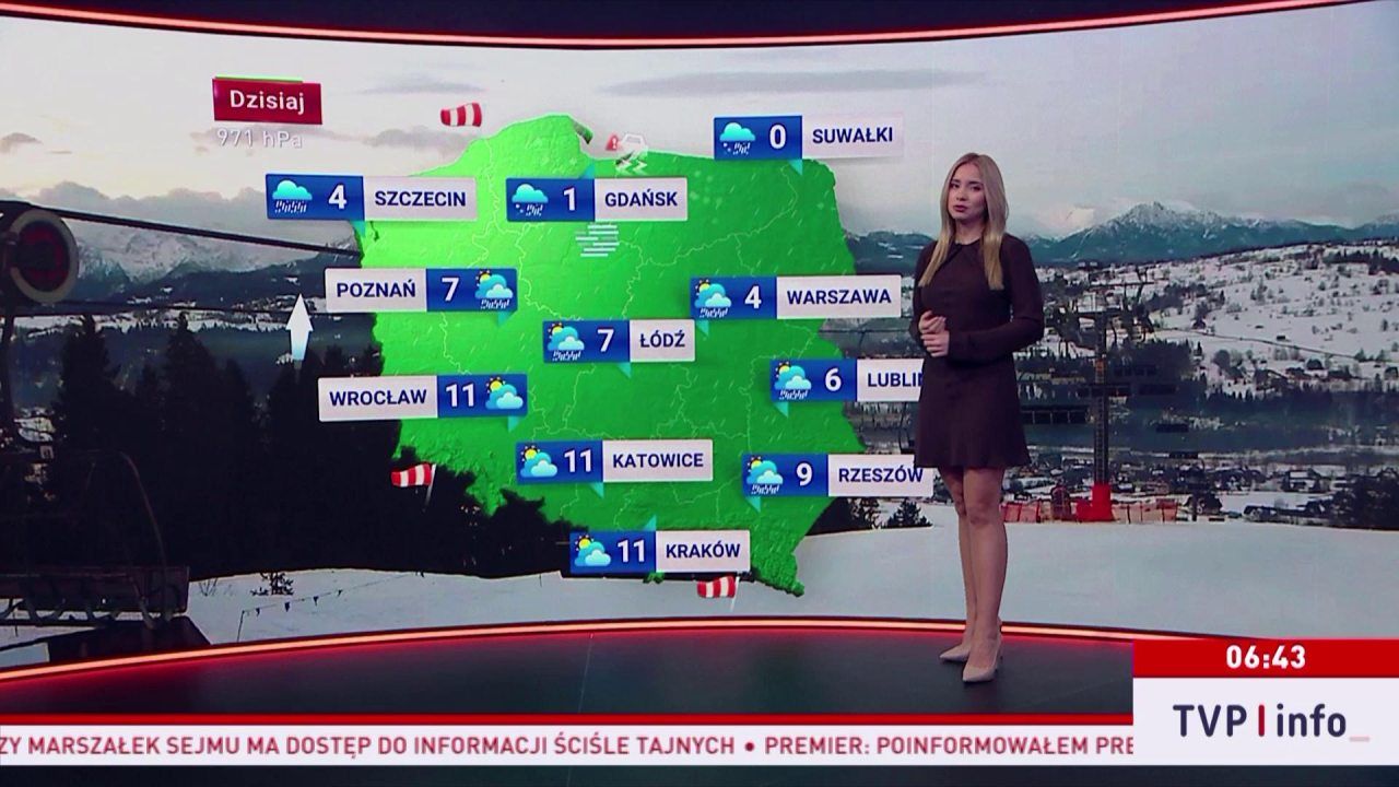 Prognoza pogody na czwartek 12 lutego