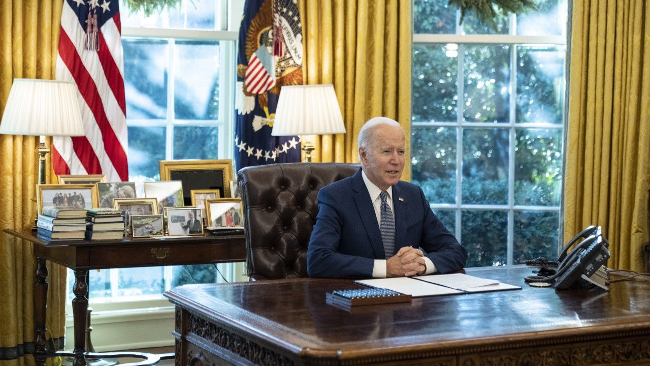 Prezydent USA Joe Biden (fot. Drew Angerer/Getty Images)