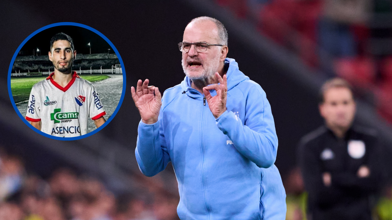 Walter Dominguez i Marcelo Bielsa (fot. X/Getty)