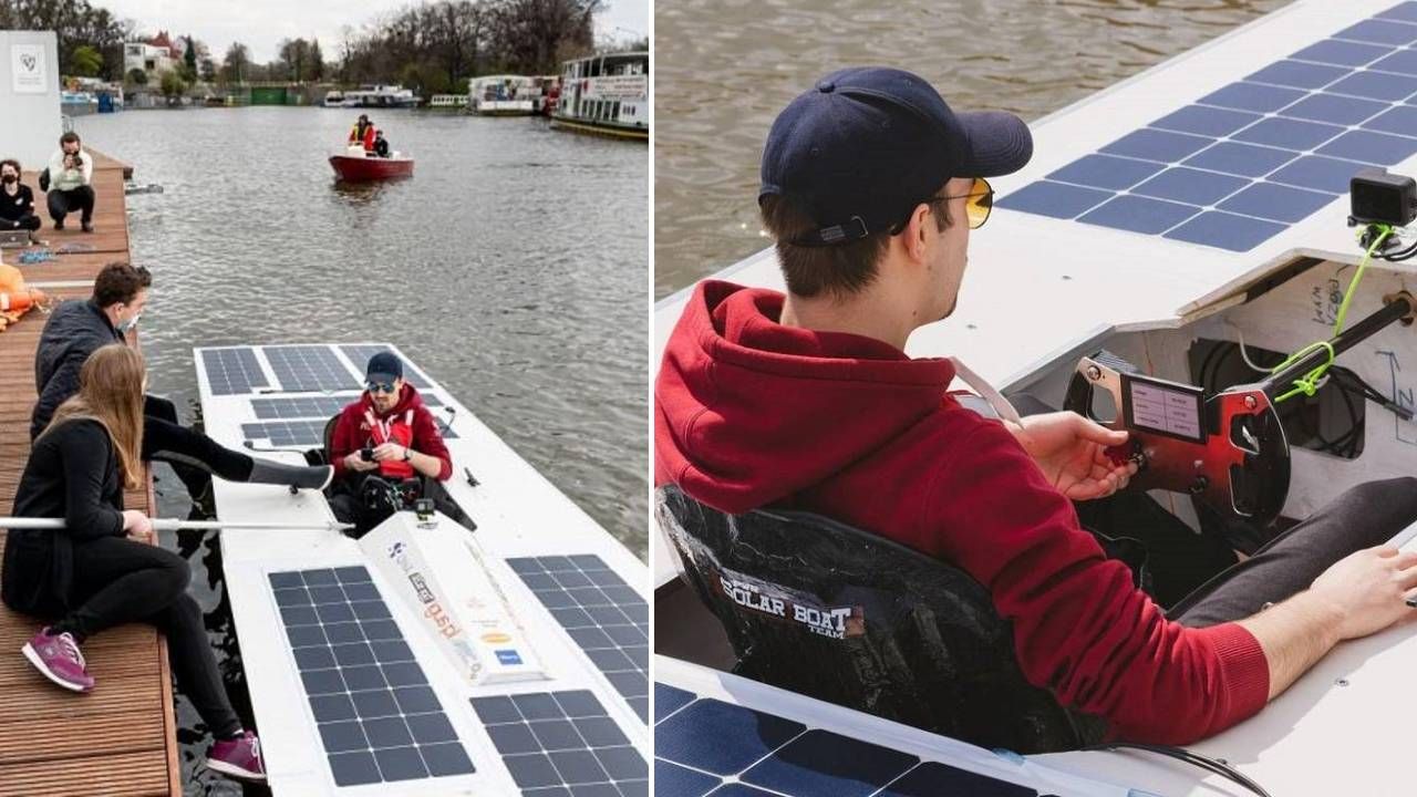 Łódź będzie w stanie osiągnąć prędkość 30 km/godz. (fot. PWr Solar Boat Team/mat.pras.) Łódź będzie w stanie osiągnąć prędkość 30 km/godz. (fot. PWr Solar Boat Team/mat.pras.)