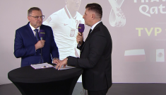 Czesław Michniewicz i Mateusz Borek (fot. TVP)