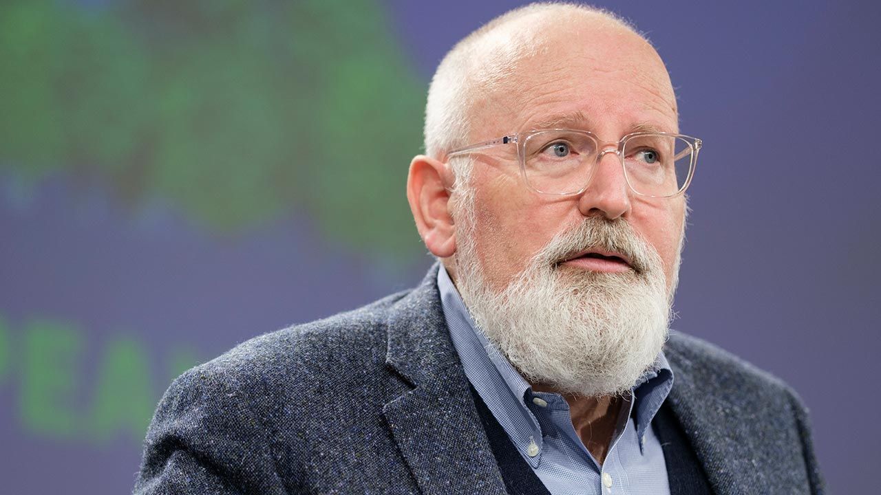 Frans Timmermans udzielił wywiadu bułgarskiej telewizji (fot. Thierry Monasse/Getty Images) Frans Timmermans udzielił wywiadu bułgarskiej telewizji (fot. Thierry Monasse/Getty Images)