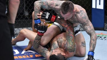 Diego Ferreira przegrał w ostatniej walce z Gregorem Gillespie (fot. Getty)