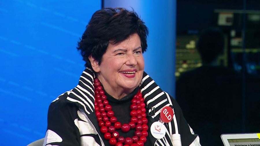 Joanna Senyszyn była gościem w „Pytaniu dnia” (fot. TVP Info)
