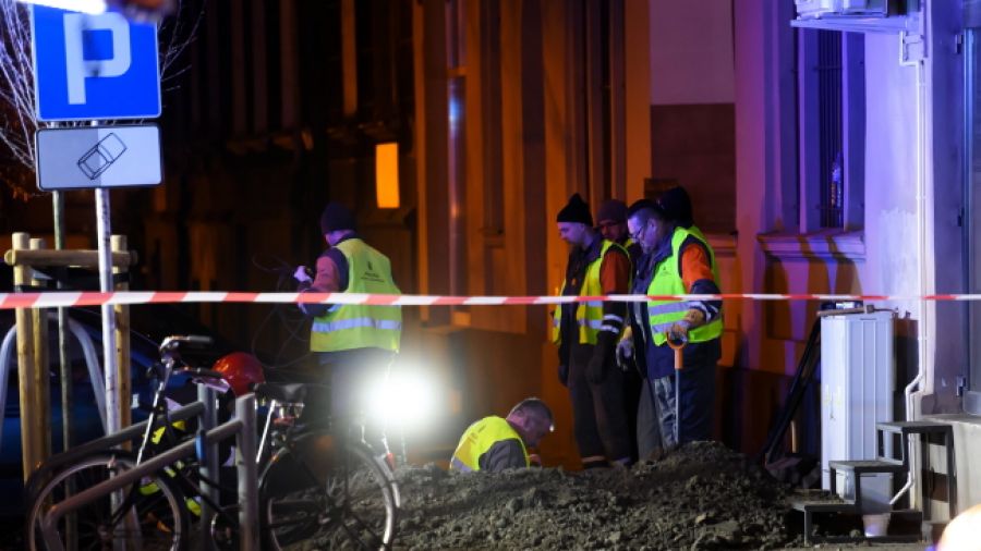 Wyciek gazu na poznańskiej Wildzie. Ewakuowano mieszkańców (fot. PAP/Jakub Kaczmarczyk)