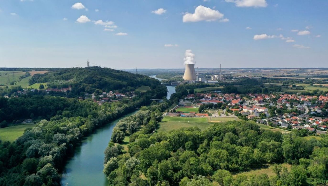 An aerial view shows Isar nuclear power plant, Essenbach, Bavaria. Photo: Alexandra Beier/Getty Images