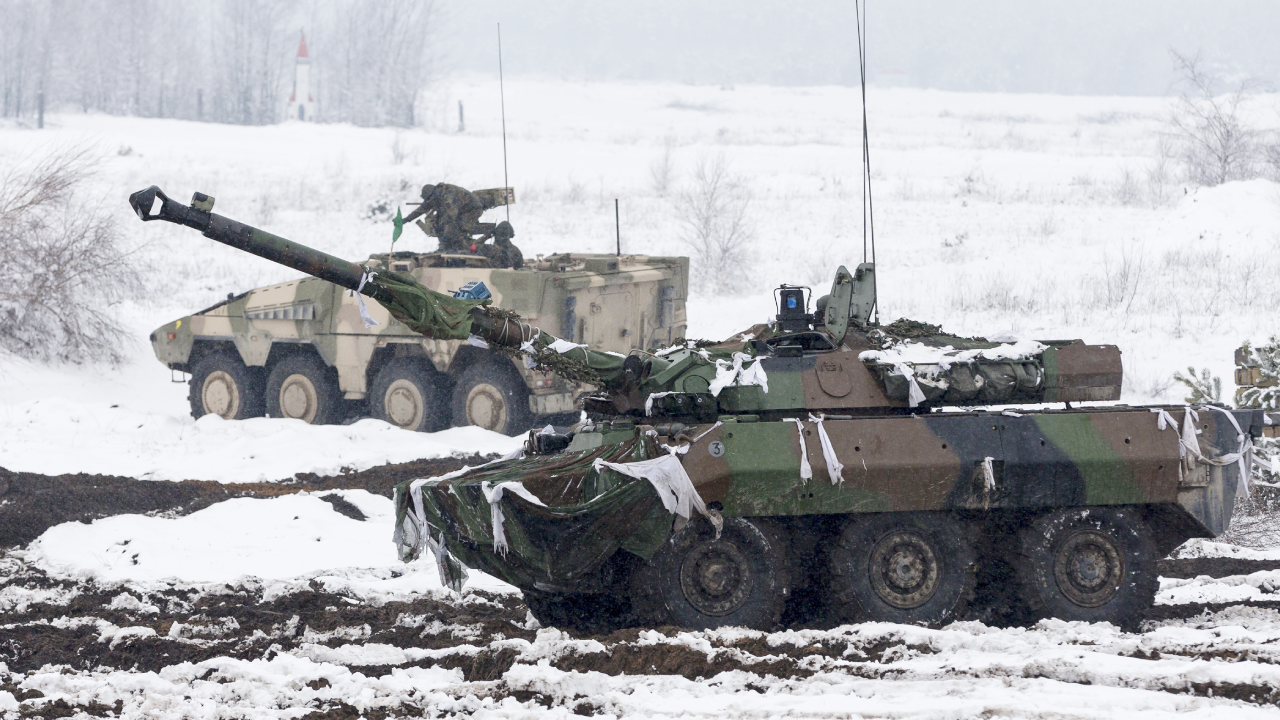 Opancerzony pojazd AMX-10 RC(fot.  Joern Haufe/Getty Images)