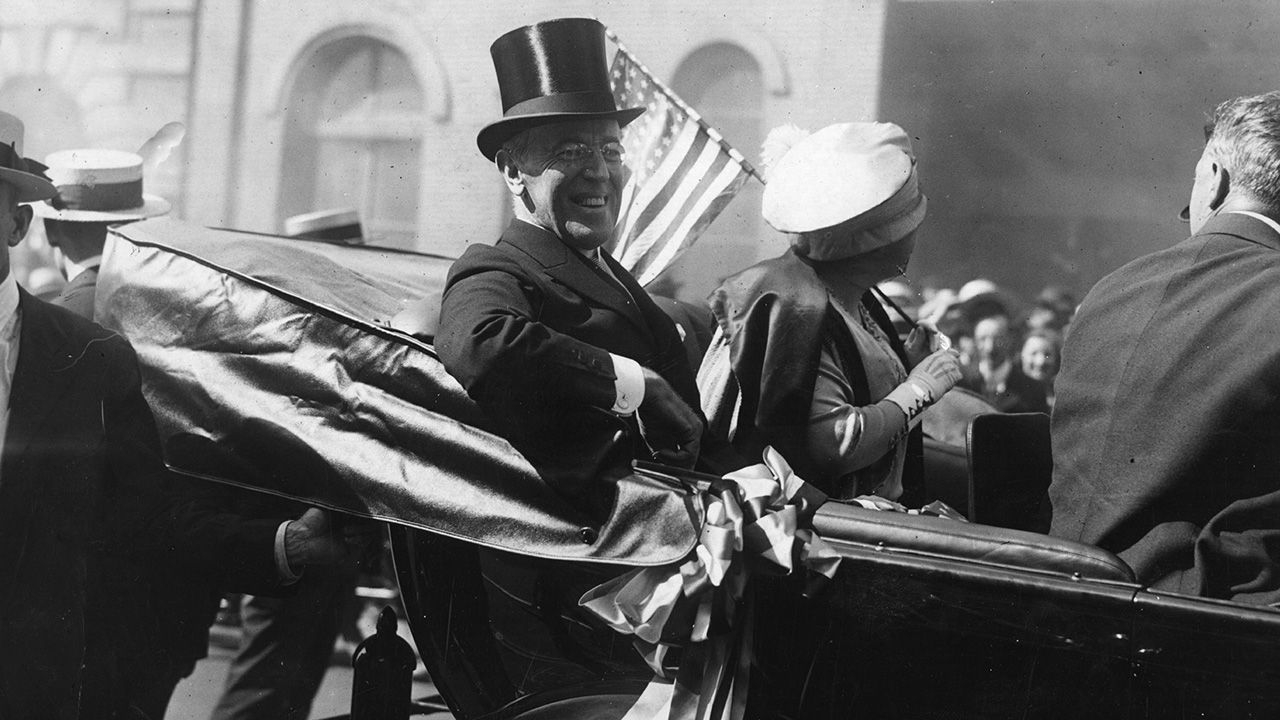 Prezydent USA Woodrow Wilson (fot. Hulton Archive/Getty Images) Prezydent USA Woodrow Wilson (fot. Hulton Archive/Getty Images)