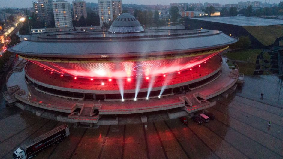 Katowicki Spodek to hala legendarna, ale i po modernizacji (Fot. Getty Images) Katowicki Spodek