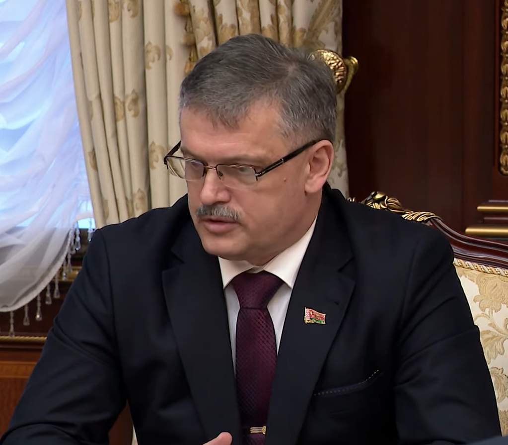Міністр спорту і турызму Беларусі Сяргей Кавальчук. (Скрыншот: БелТА)