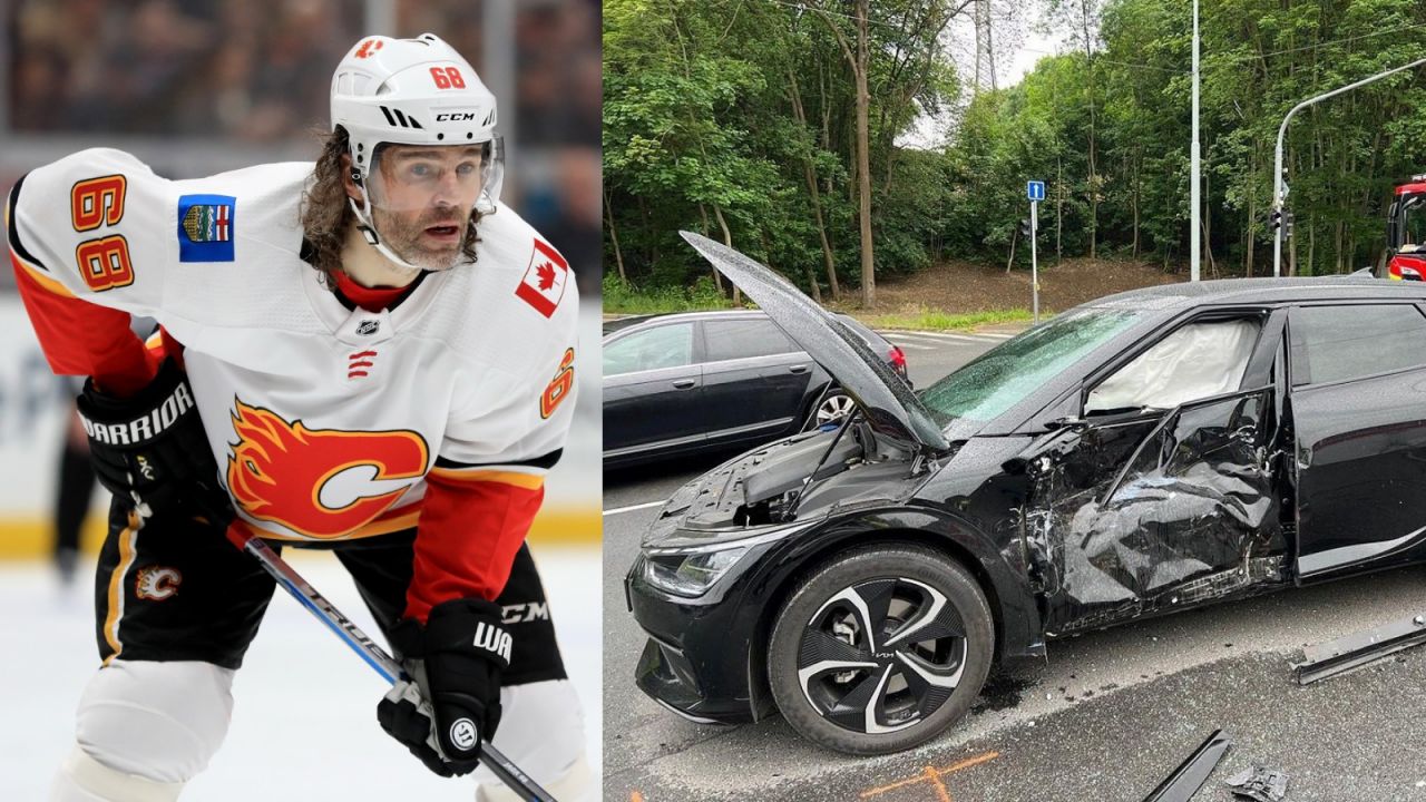 Jaromir Jagr miał sporo szczęścia (fot. Getty/Instagram)
