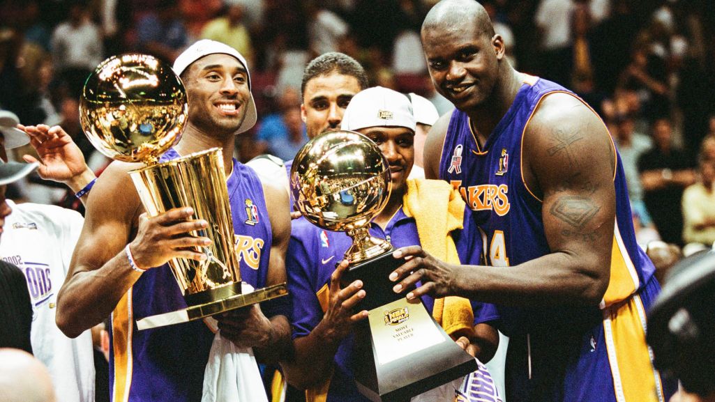 Kobe Bryant w barwach Los Angeles Lakers zdobył pięć tytułów mistrzowskich NBA. Fot. The Sporting News/GettyImages