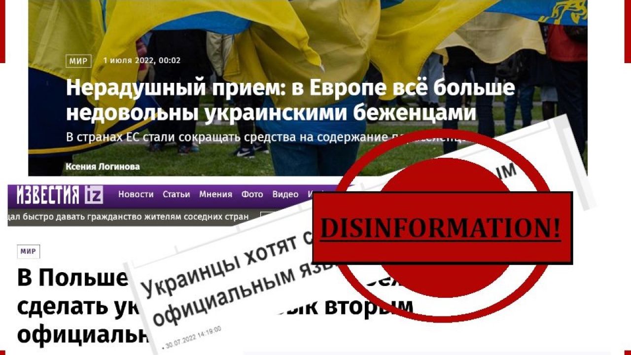 Rosyjska dezinformacja aktywna ws. wojny na Ukrainie (fot. twitter.com/StZaryn)