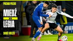 Miedź Legnica – Legia Warszawa. Puchar Polski, 1/16 finału (fot. TVP SPORT)