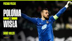 Skrót 1/8 Pucharu Polski pomiędzy Polonią Warszawa a Wisłą Kraków